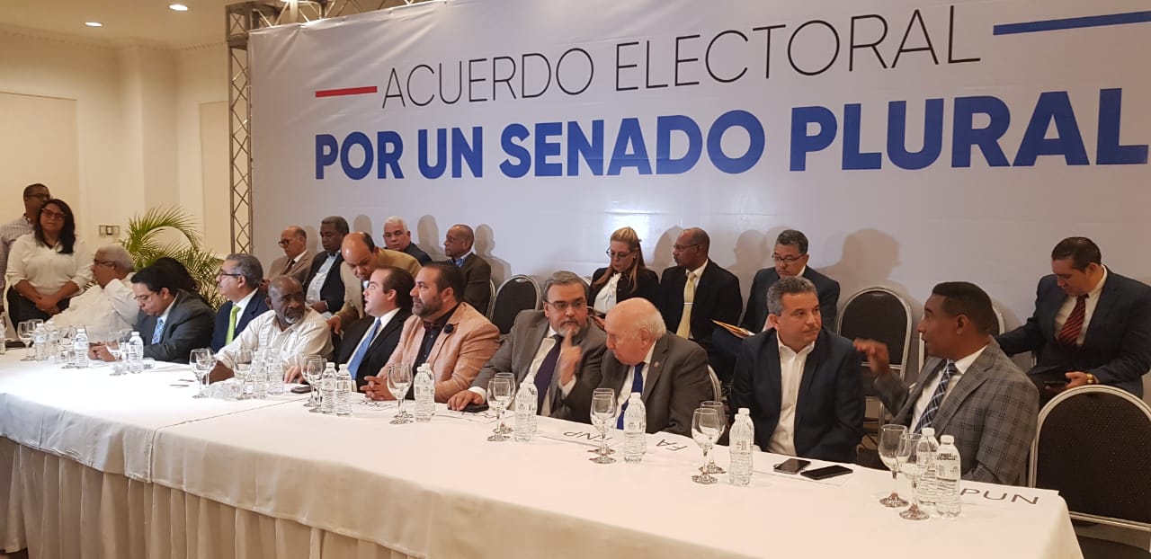 (Video): Partidos de oposición realizan alianza en 24 provincias en el nivel senatorial