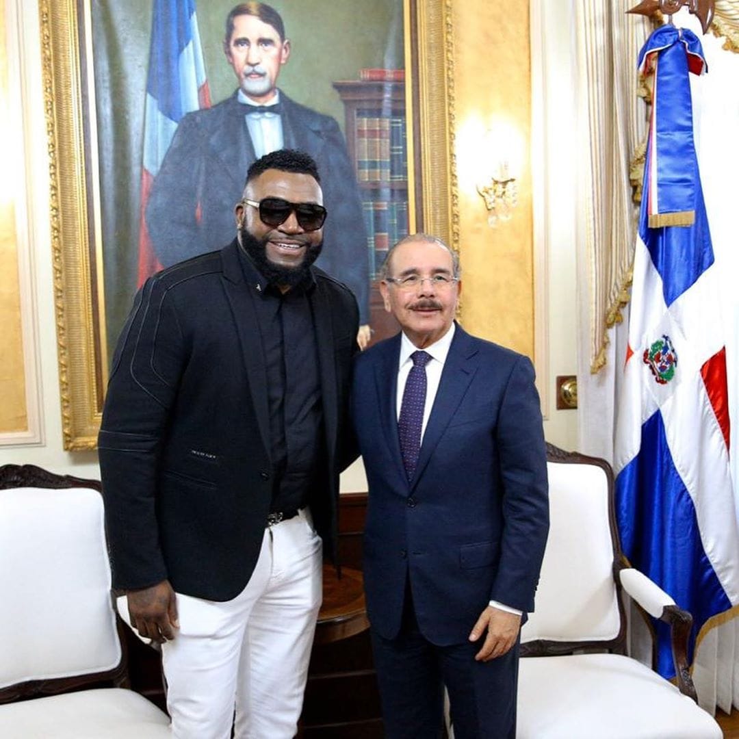(Video): David Ortiz se reúne con el presidente Danilo Medina