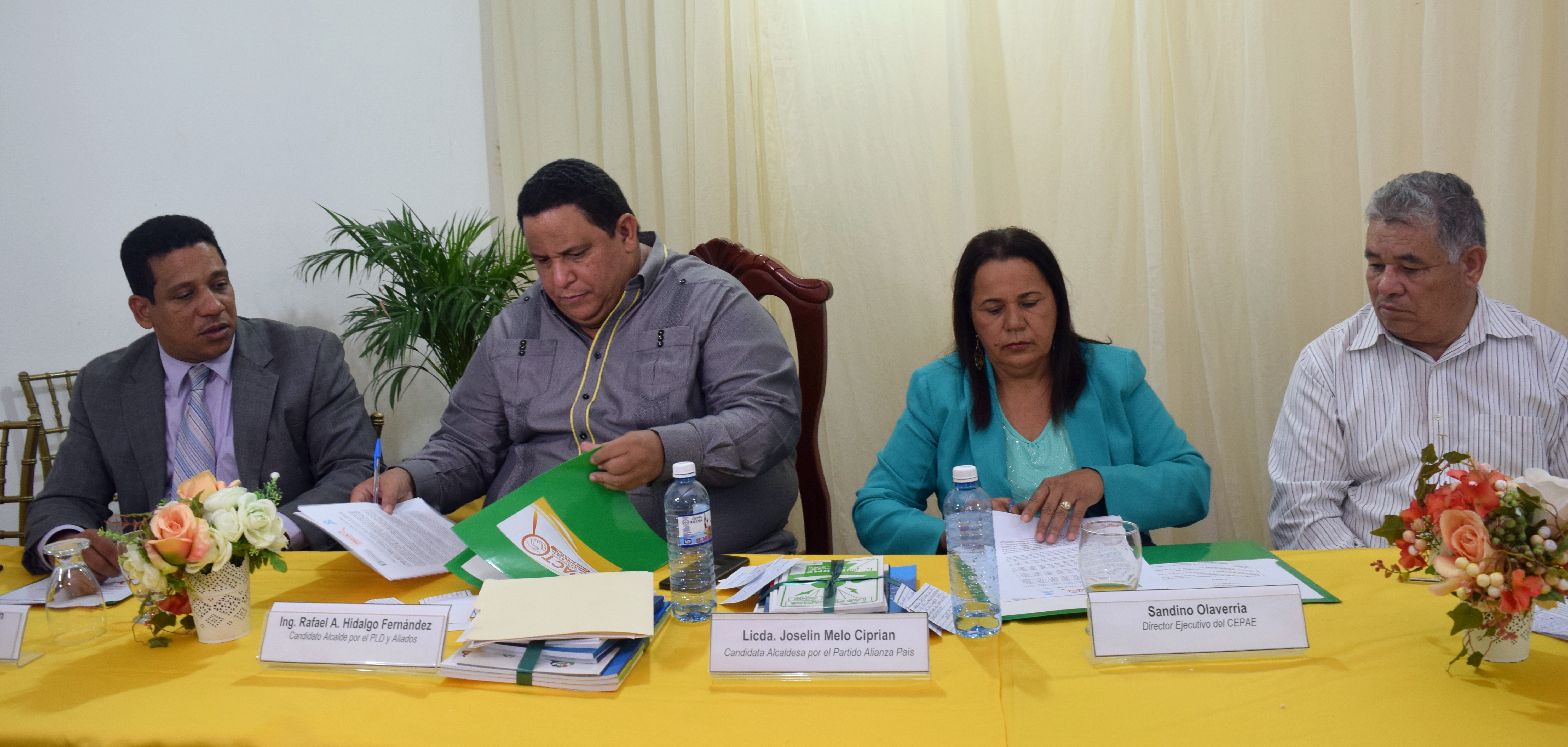 Participación Ciudadana y candidatos municipales firman Pacto por la Gobernabilidad democrática
