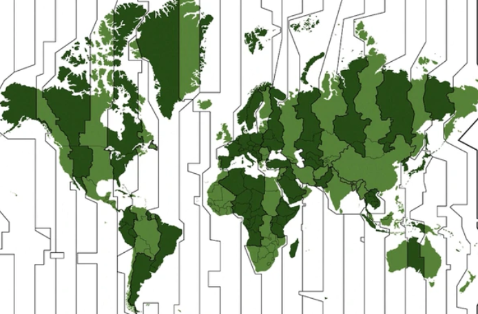 El último día del año dura 26 horas: el mapa que explica el porqué
