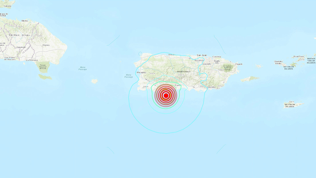 Puerto Rico registra sismo de magnitud 5,7