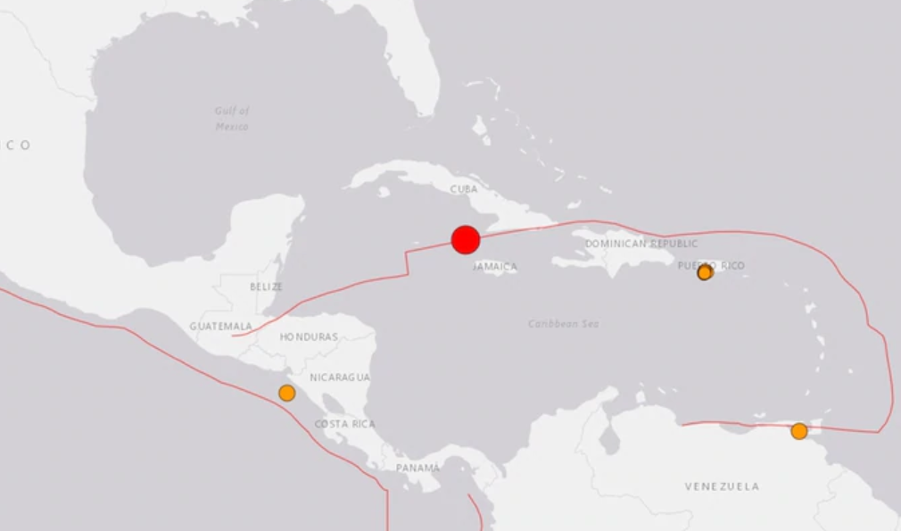 Activan 'alerta de tsunami' tras terremoto de 7.7 en Jamaica