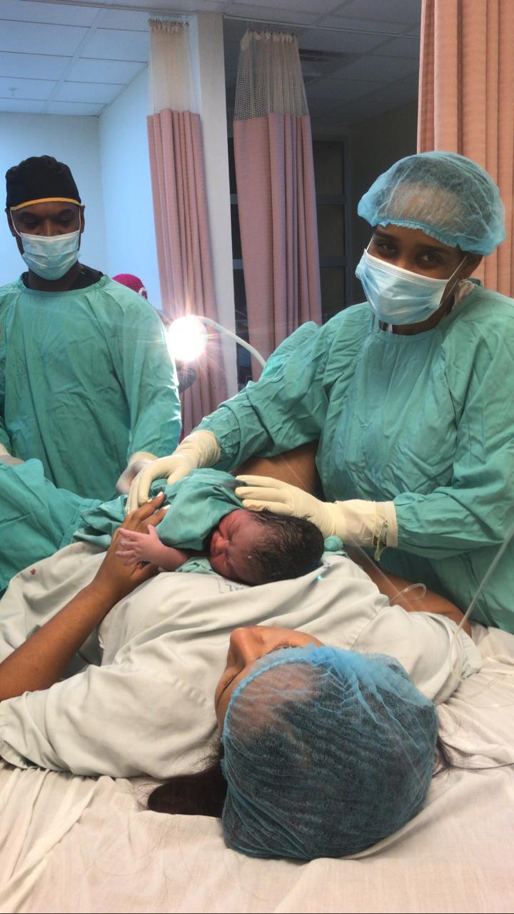 Nace la primera bebé del año 2020 en el Hospital Materno Dr. Reynaldo Almánzar