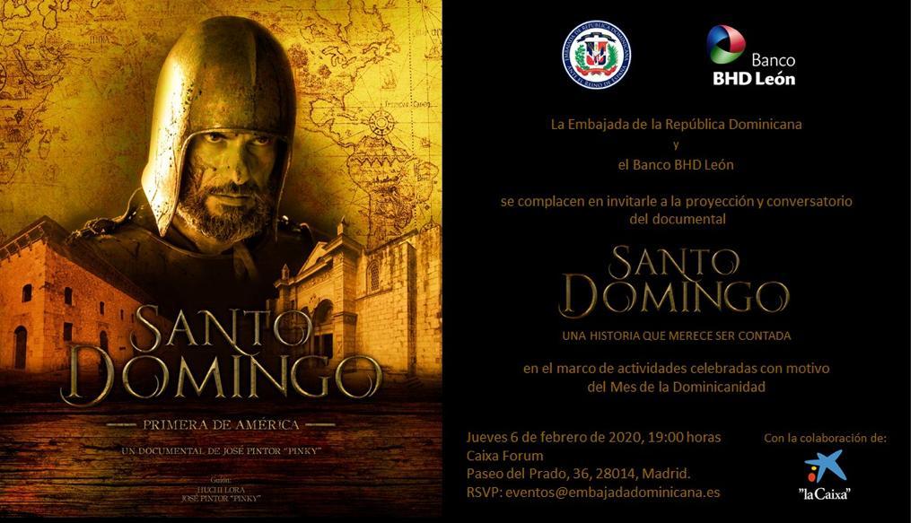 Documental Santo Domingo se presentará en España