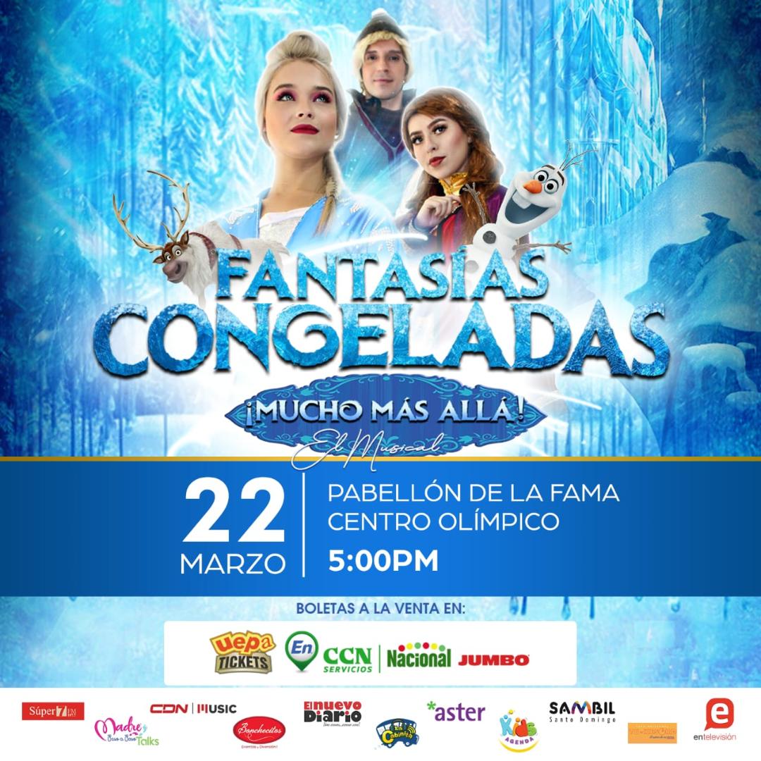 Musical infantil “Fantasías Congeladas” se presentará en el Salón de la Fama del Centro Olímpico este 22 de marzo