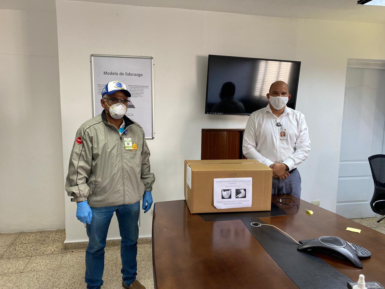 Sector de Zona Franca dona más de 2 mil mascarillas al Ministerio de Salud Pública