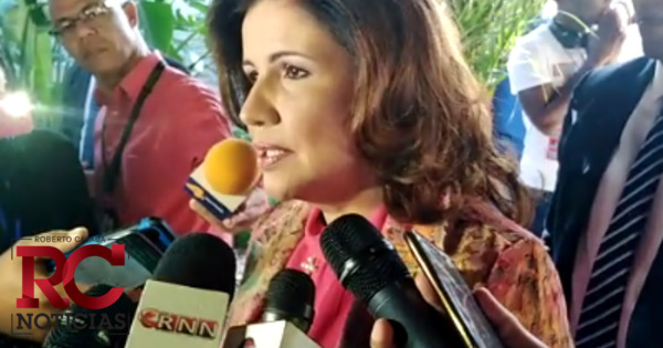 Video | Margarita Cedeño reacciona ante apresamientos exfuncionarios PLD