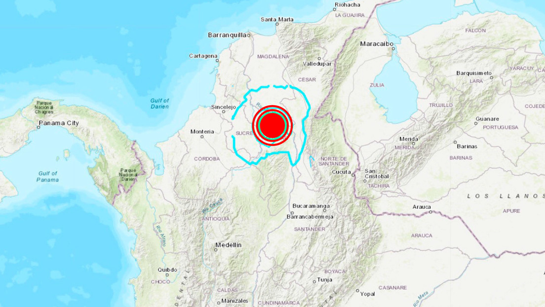 Un sismo de magnitud 5,4 sacude Colombia