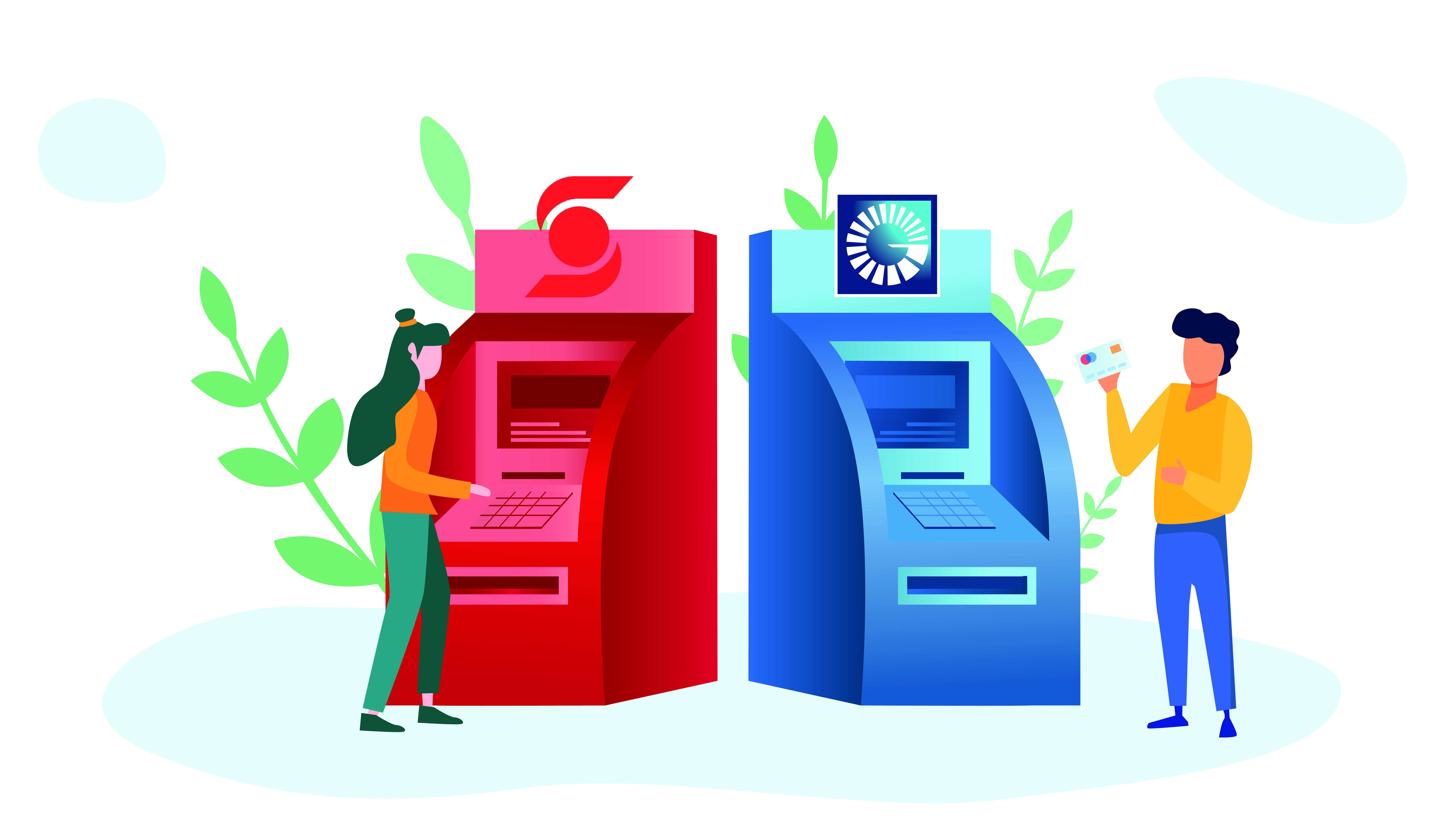 Popular y Scotiabank suman sus redes de cajeros automáticos para consulta y retiro