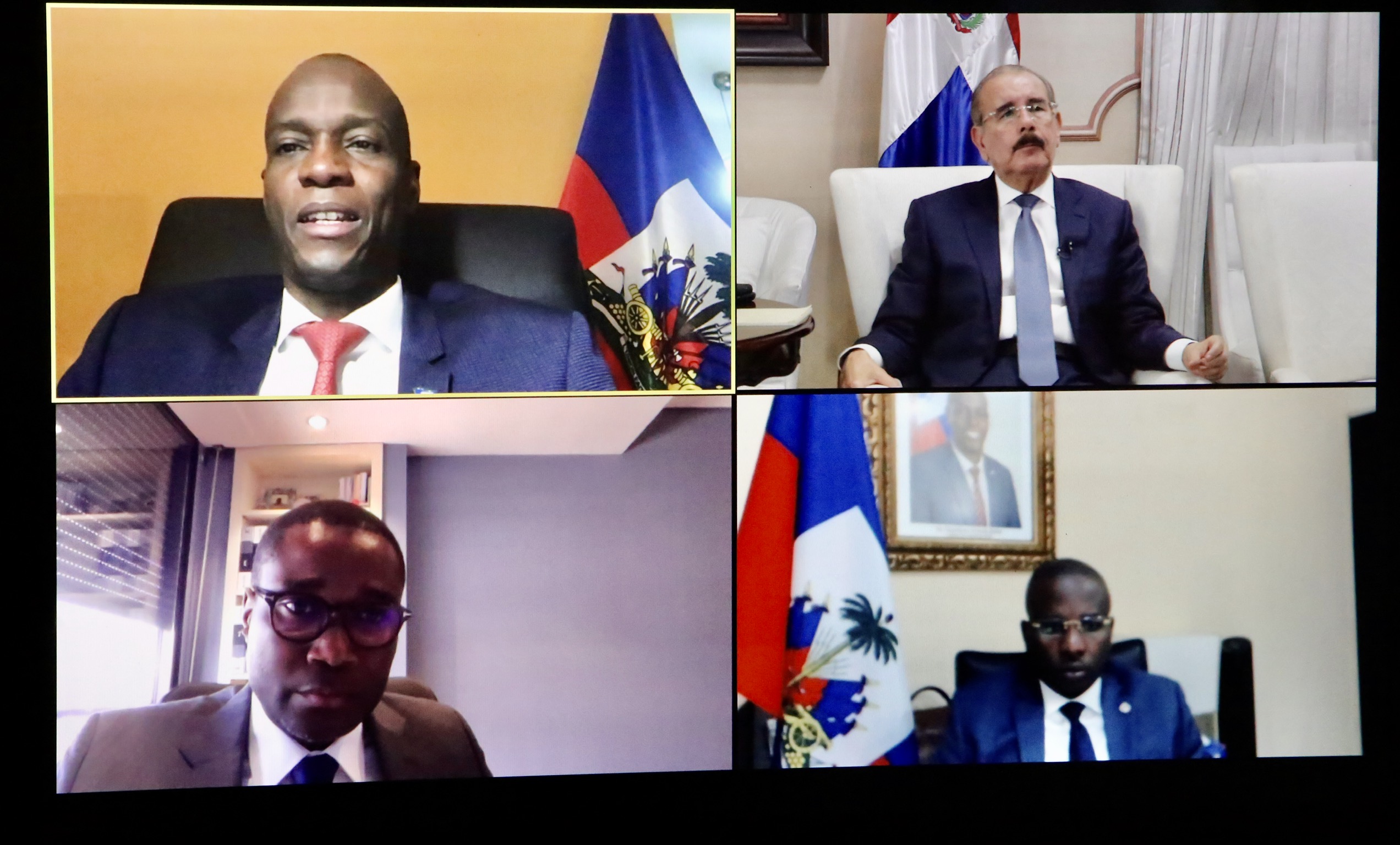 Presidente Danilo Medina sostiene conferencia con homólogo de Haití, Jovenel Moïse
