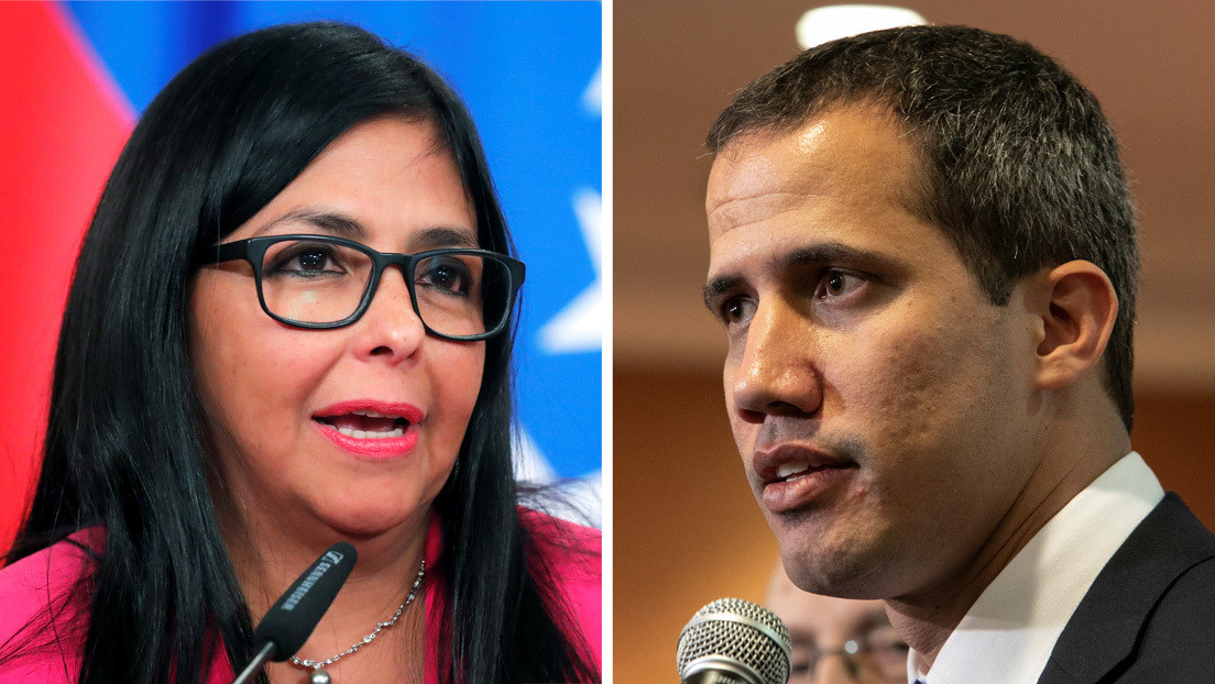 Delcy Rodríguez acusa a Guaidó de "delincuente de cuello blanco" por intentar apropiarse del oro de Venezuela en colusión con el Banco de Inglaterra