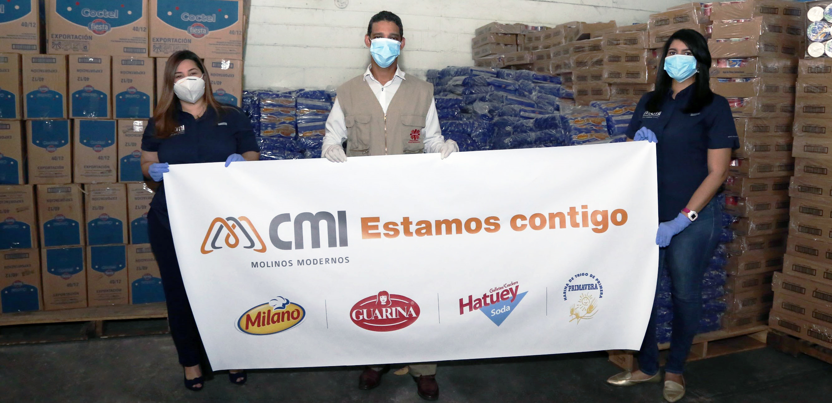 CMI Molinos Modernos realiza donación de alimentos a los más necesitados