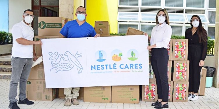 Nestlé Dominicana entrega alimentos y materiales de protección a comunidades afectadas por COVID-19
