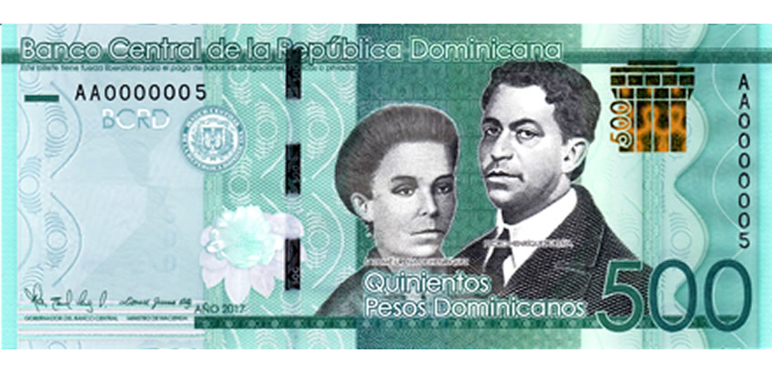 Banco Central informa que a partir de junio circulará un nuevo billete de RD$500.00