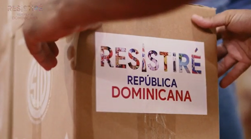 Video | Más allá del mensaje, “Resistiré República Dominicana” se convierte en acciones