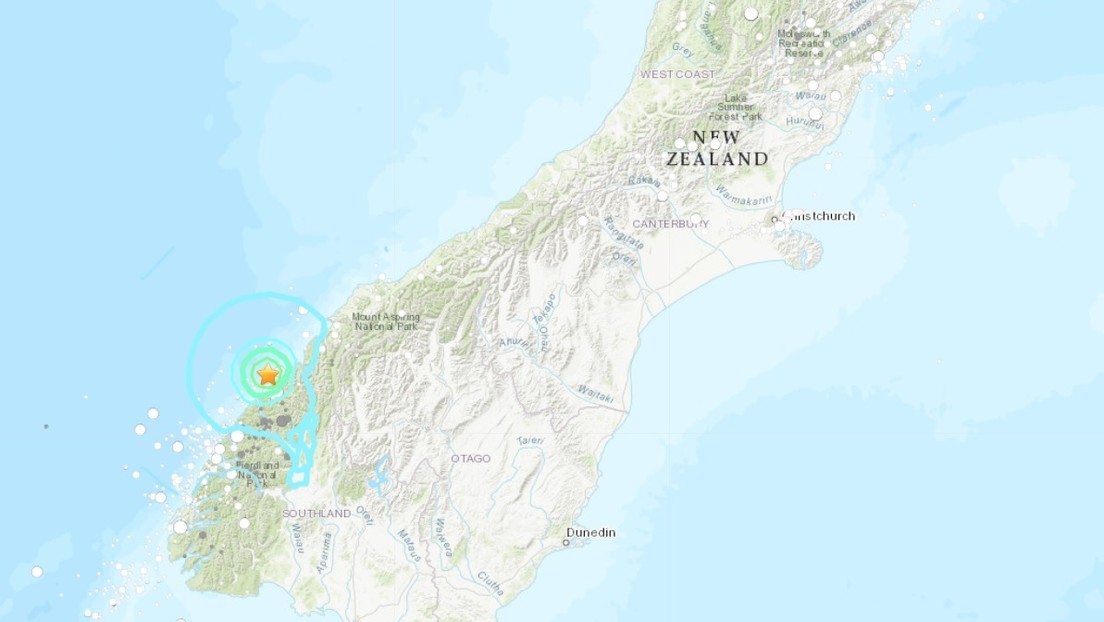 Se registra un sismo de magnitud 5,5 en Nueva Zelanda