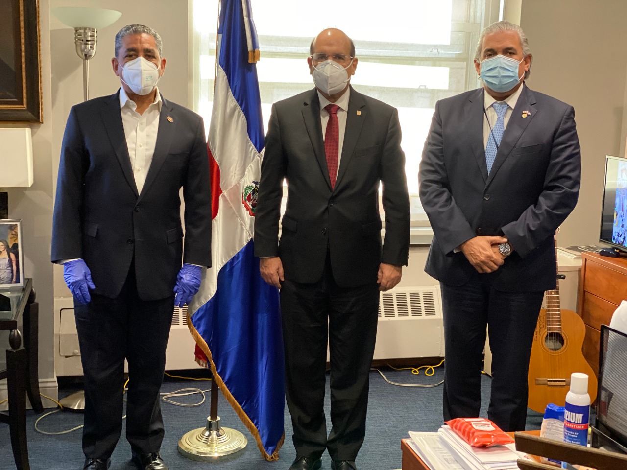 JCE sostiene encuentro con Congresista y Cónsul Dominicano en Nueva York para montaje de las elecciones en el exterior