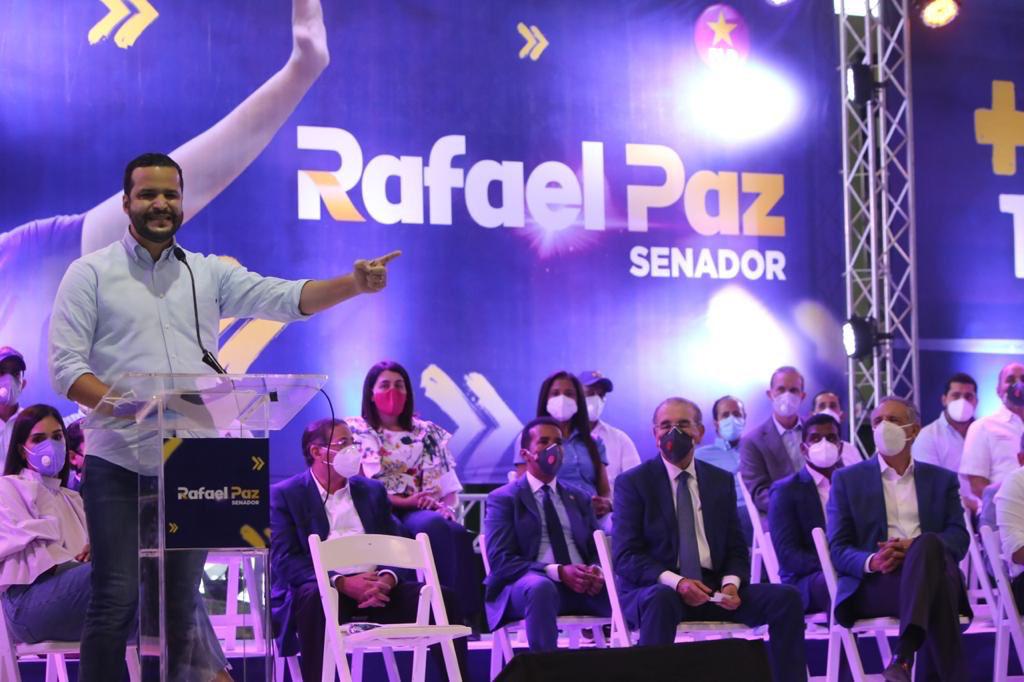Video | Danilo Medina encabeza acto en apoyo a Rafael Paz y Gonzalo Castillo