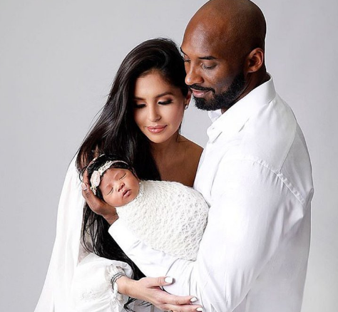 Las conmovedoras fotos con las que la viuda de Kobe Bryant decidió celebrar el Día del padre y el primer cumpleaños de su hija Capri