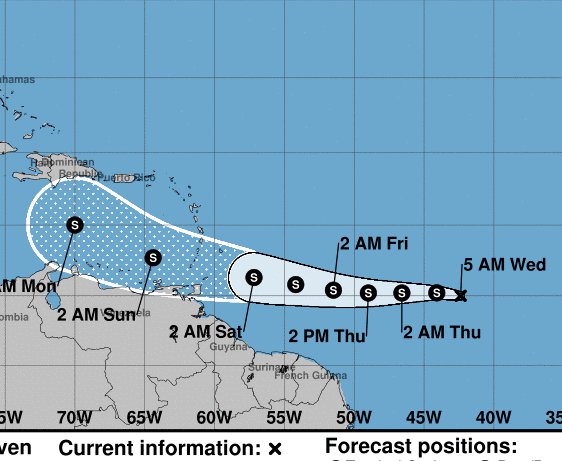 Depresión siete en el Atlántico Central se convierte en la tormenta Gonzalo