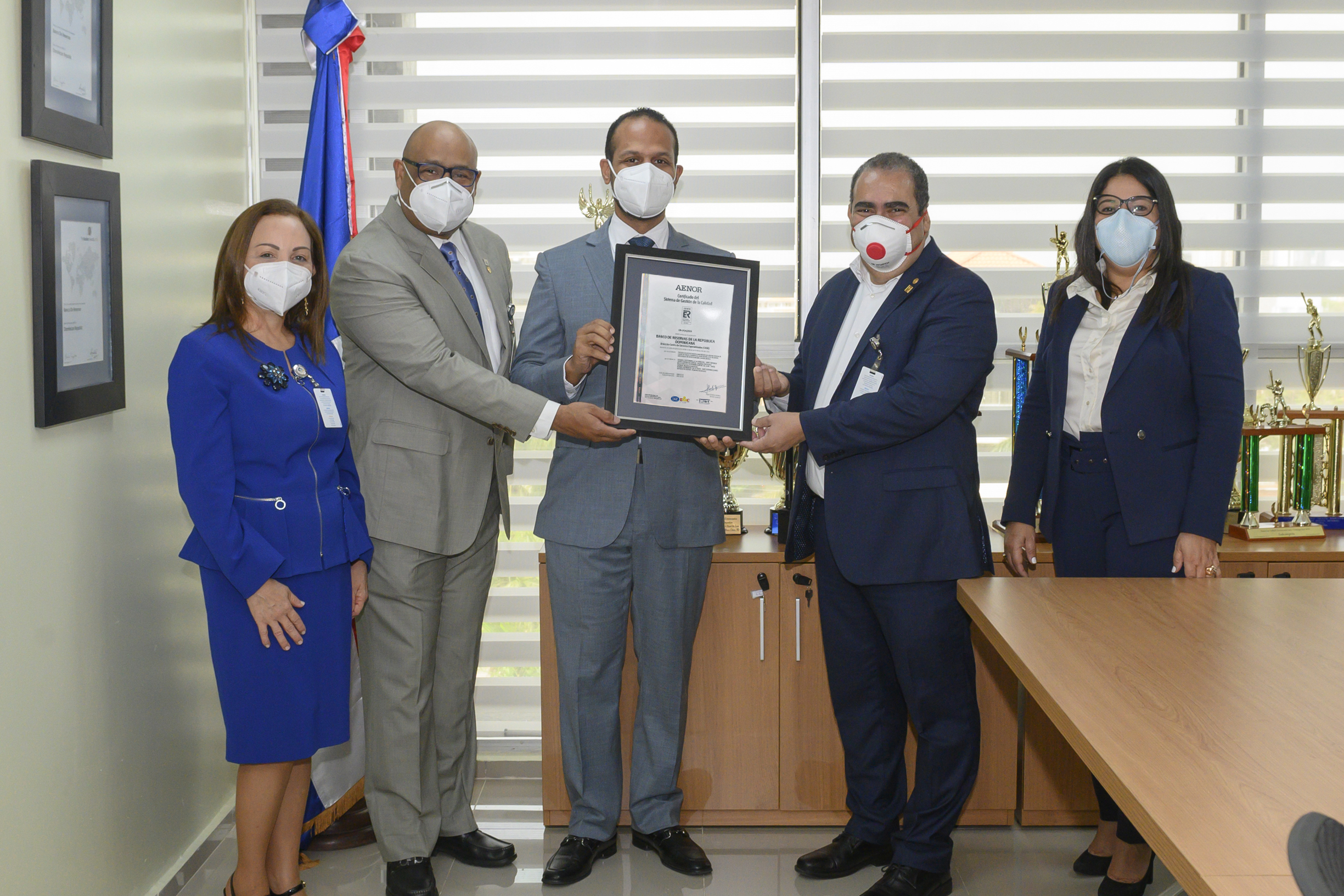 Banreservas recibe certificación en Gestión de Calidad ISO 9001-2015