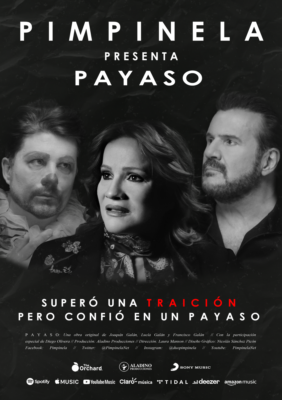 Pimpinela presenta su nuevo video “Payaso” con la participación especial de Diego Olivera