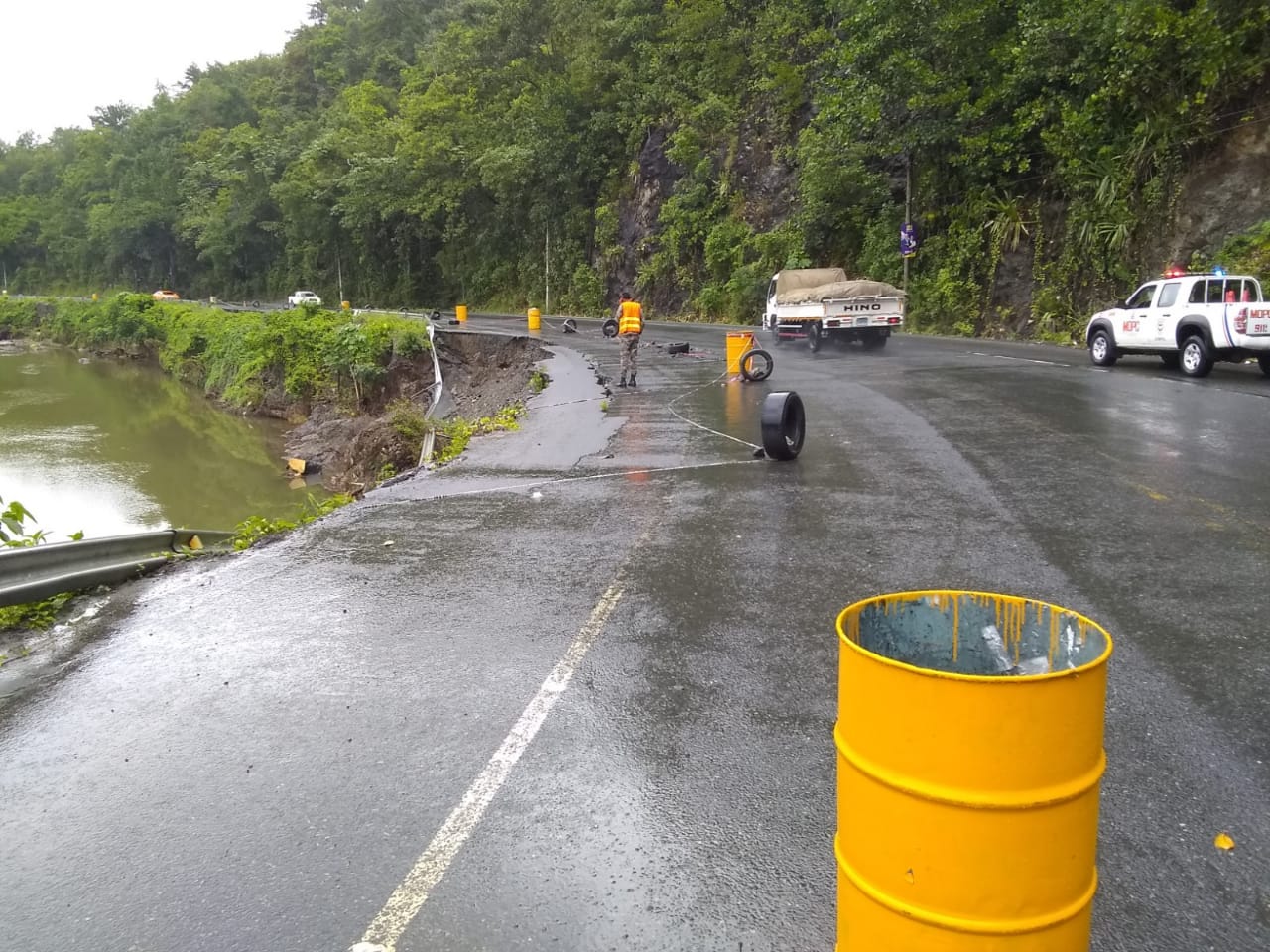 MOPC  interviene puntos afectados por lluvias en el Gran Santo Domingo y otras provincias
