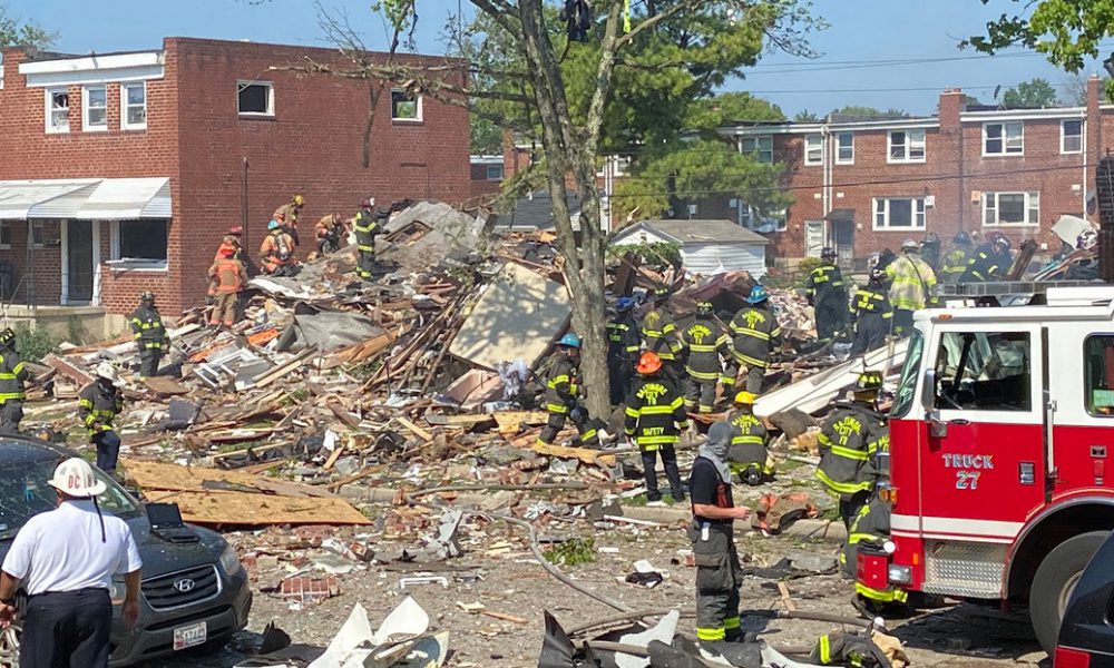 Videos | Un muerto y al menos 2 heridos en estado crítico tras una gran explosión en Baltimore