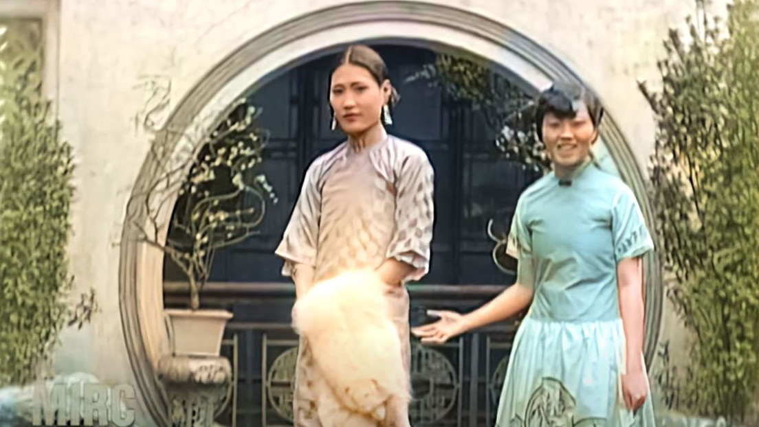 Video | Restauran en color y 4K un desfile de modas de 1929 en Shanghái
