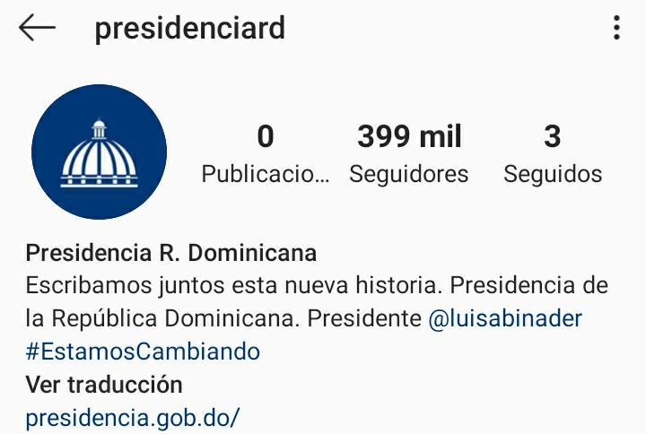 Presidencia y Vicepresidencia tienen nuevas cuentas en Instagram por traspaso de mando