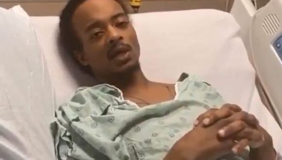 Video | Joven negro baleado por la policía estadounidense envía mensaje desde el hospital