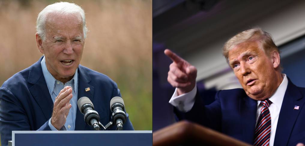 Trump y Biden se enfrentan en un debate de alta tensión en EEUU
