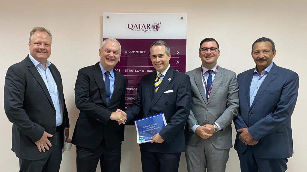 República Dominicana y Qatar Airways trabajan para hacer realidad la visión del Emir de Qatar