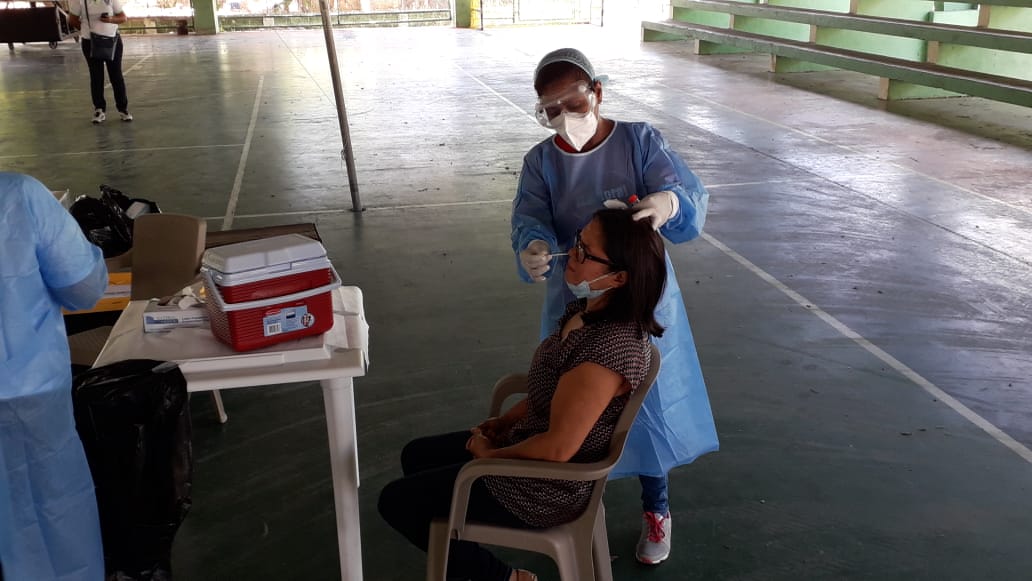 Continúan operativos de pruebas rápidas y PCR en María Trinidad Sánchez
