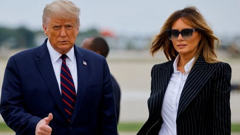 Donald Trump y su esposa Melania dan positivo por covid-19