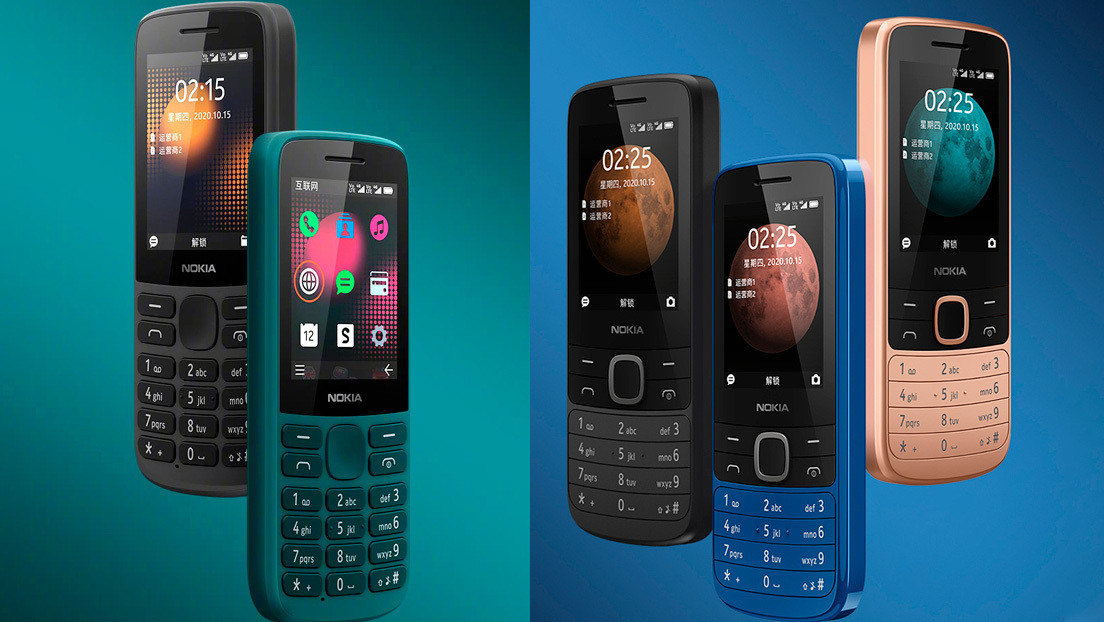Nokia revive un diseño 'retro' en dos nuevos modelos con 4G y teclado físico