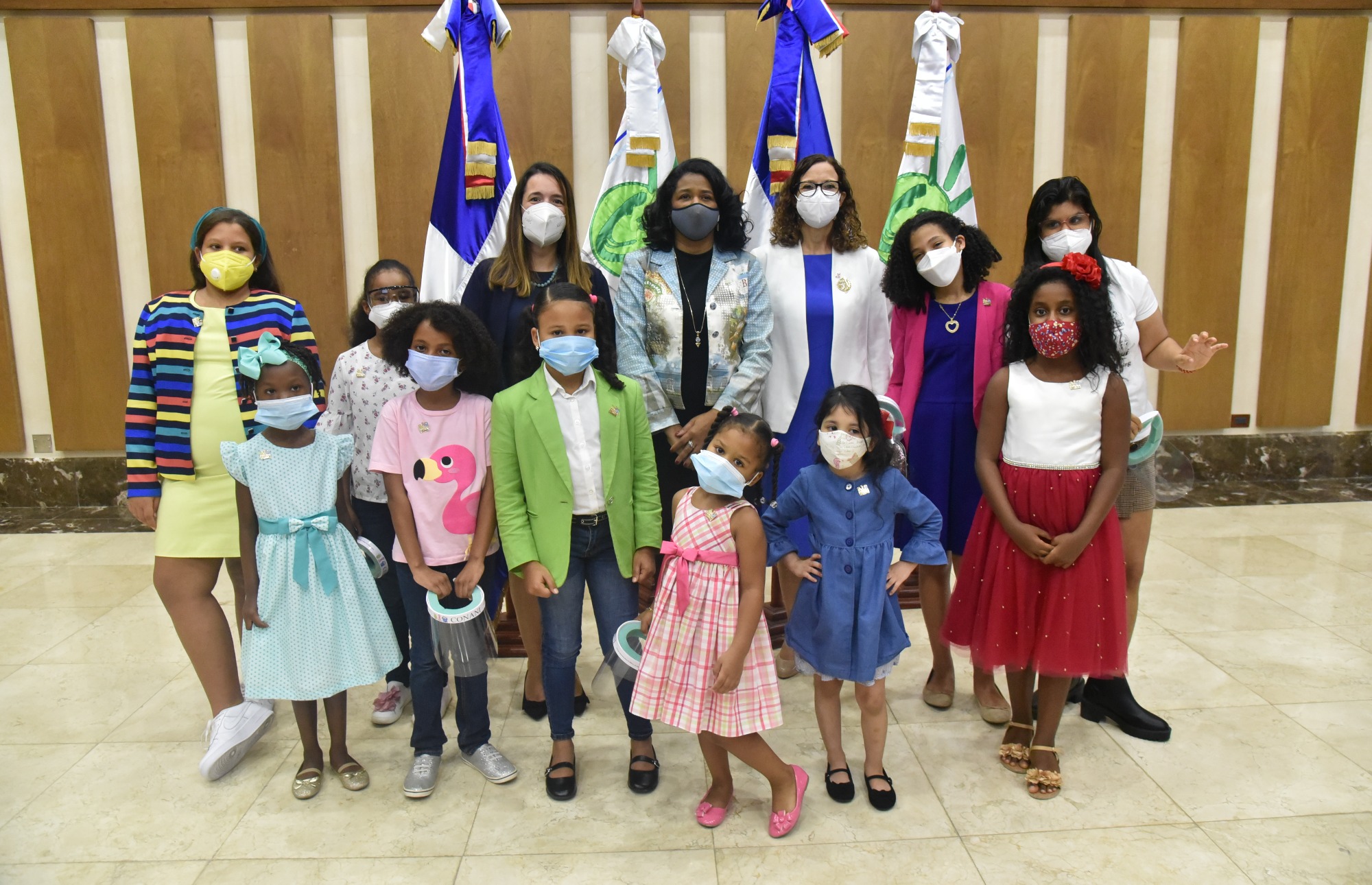 Niñas asumen dirección del CONANI en conmemoración del “Día Internacional de la Niña”