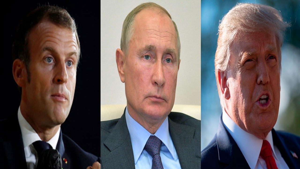 Macron, Putin y Trump piden conjuntamente un alto el fuego "inmediato" en Karabaj