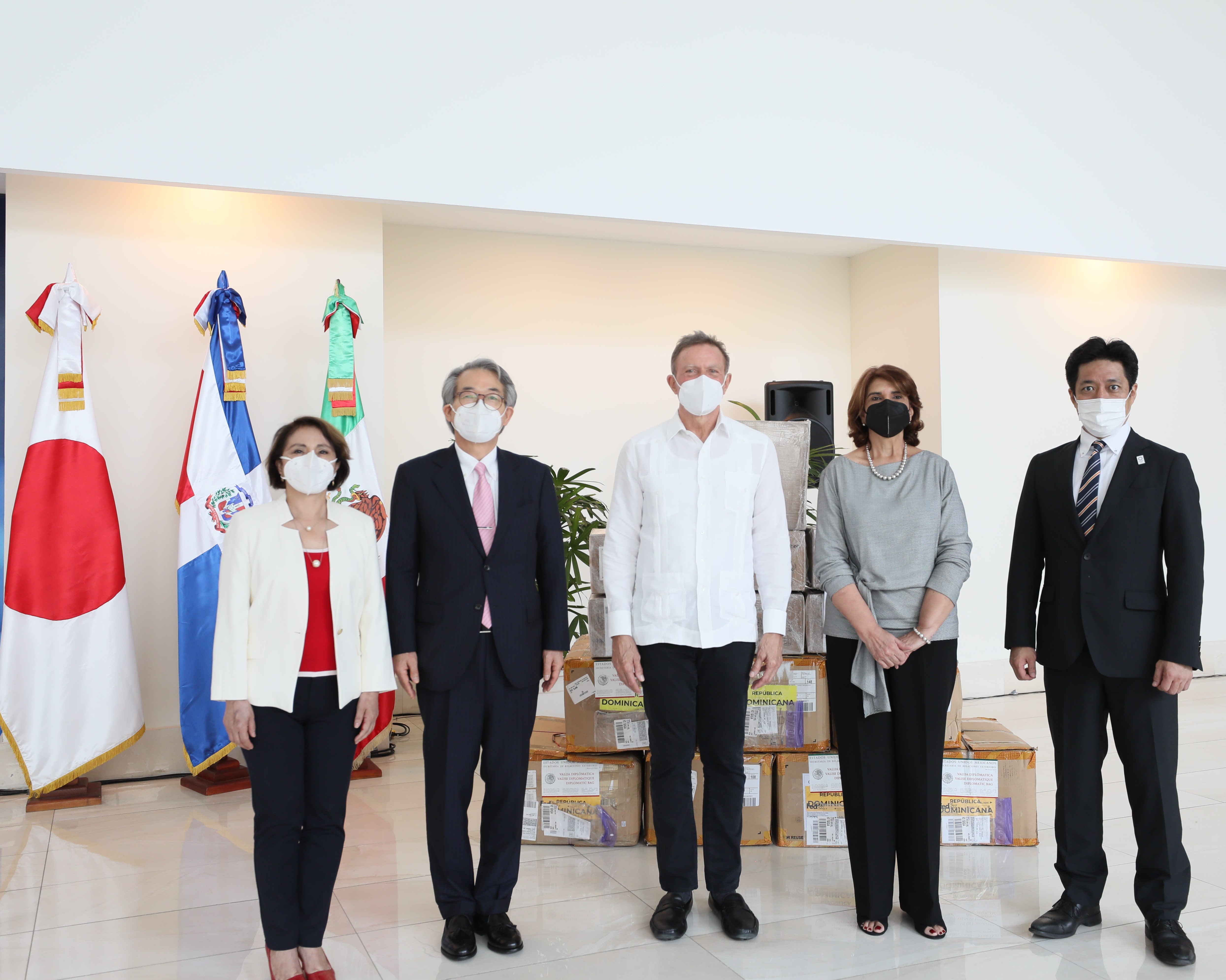 RD recibe donación de Japón y México para enfrentar el covid-19