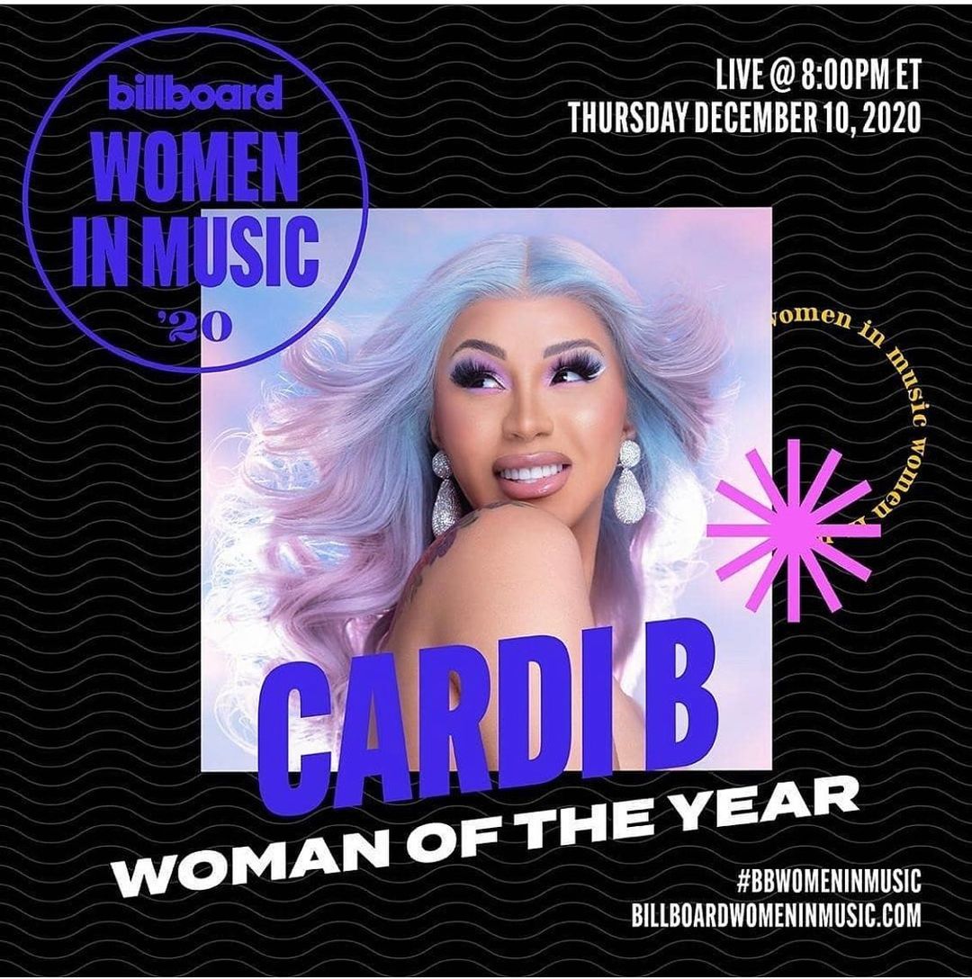 Billboard nombra a Cardi B "Mujer del año"