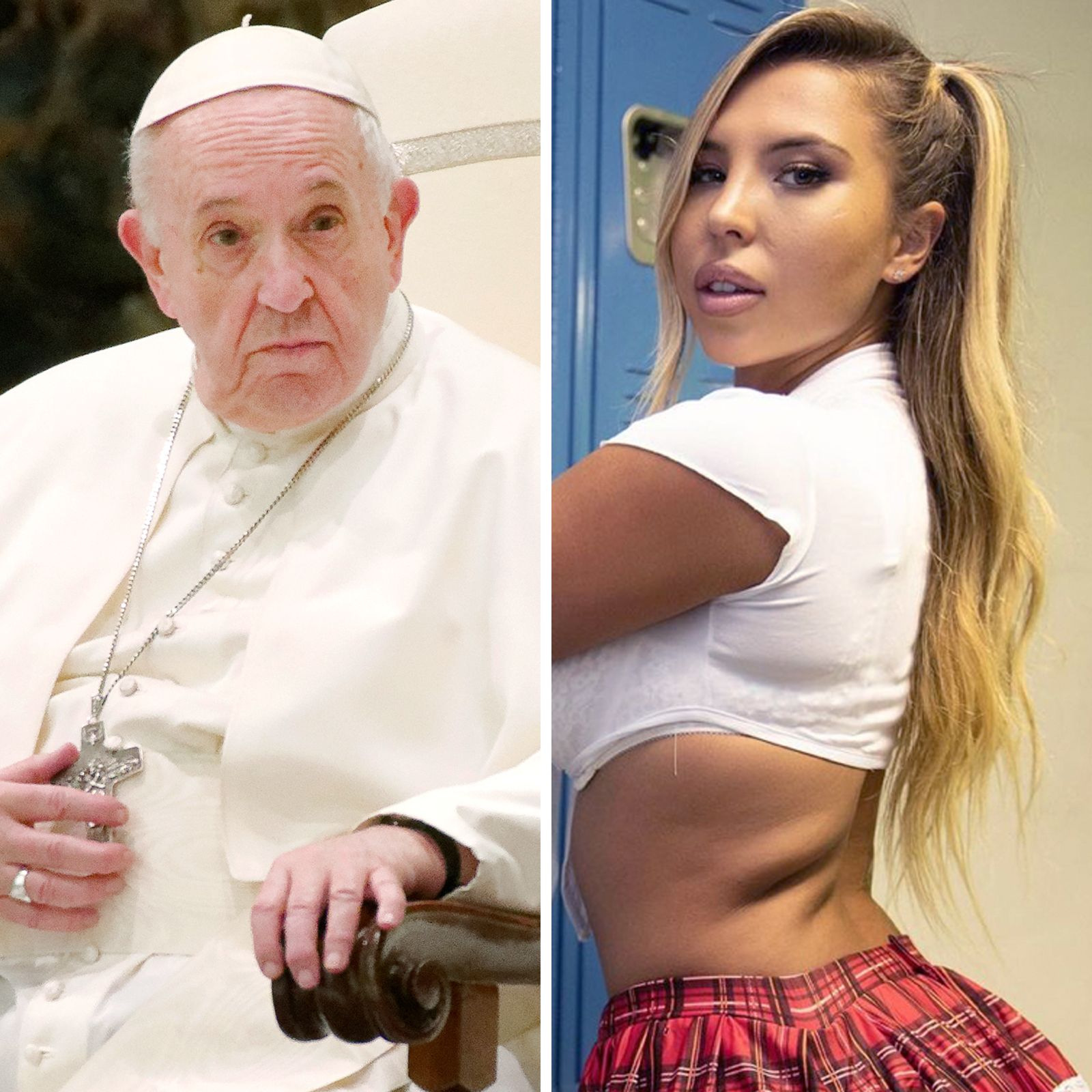 ¿Realmente le dio un like el Papa Francisco a la foto de una modelo brasileña semidesnuda?