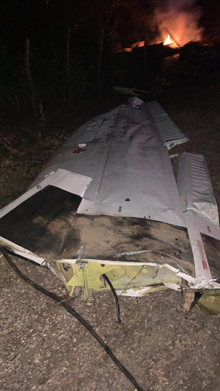VIDEO | Avioneta estrellada próxima a Pedernales salió de Venezuela