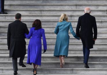 Biden llega al Capitolio para asumir como el 46º presidente de EEUU