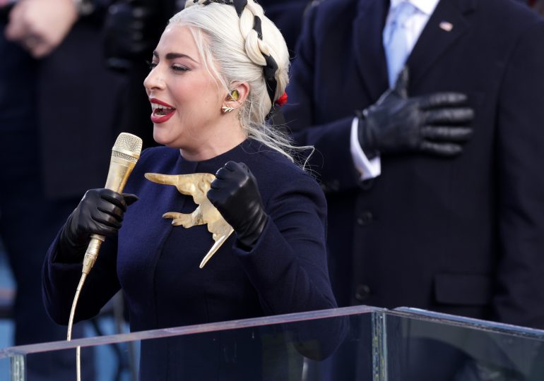 Presentación de Lady Gaga en la juramentación de Joe Biden como presidente de EEUU