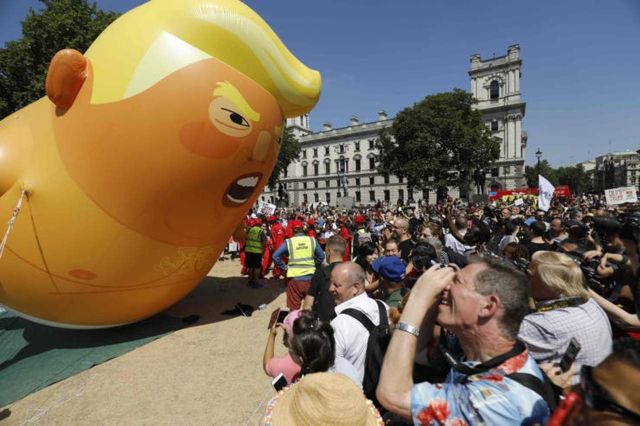 Globo inflable del "Bebé Trump" se convierte en colección para el Museo de Londres