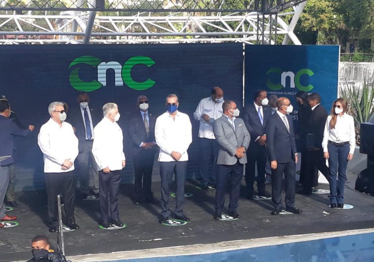 Gobierno inaugura primer corredor en la Núñez de Cáceres