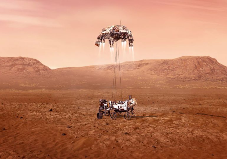 Sonda espacial Perseverance aterrizó en Marte para buscar ratros de vida, confirma la NASA
