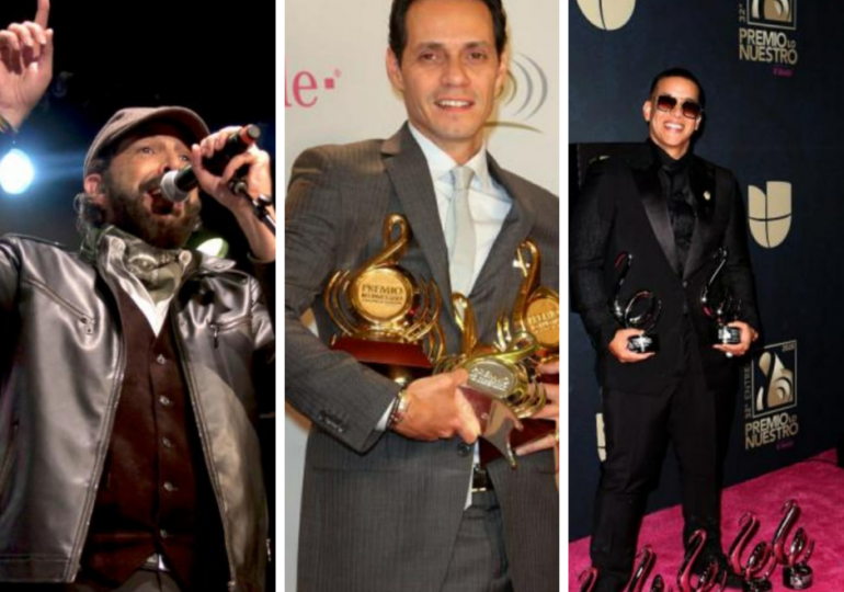 Conozca los siete artistas masculinos más galardonados en la historia de Premios Lo Nuestro