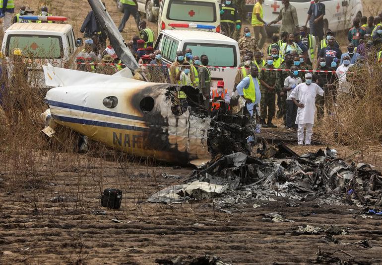 Siete muertos en accidente de avión en Nigeria