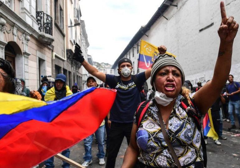 Indígenas de Ecuador anuncian marcha contra supuesto fraude electoral